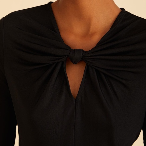 Farm Rio Black Long Sleeve Bodysuit - Picture 4 of 9